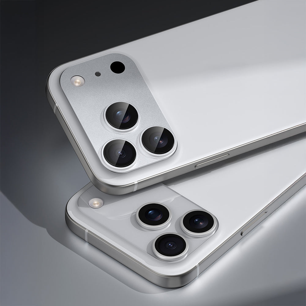 Apple iPhone 17 Pro Max Benks Glass Warrior Anti Reflective Metal Kamera Lens Koruyucu Beyaz