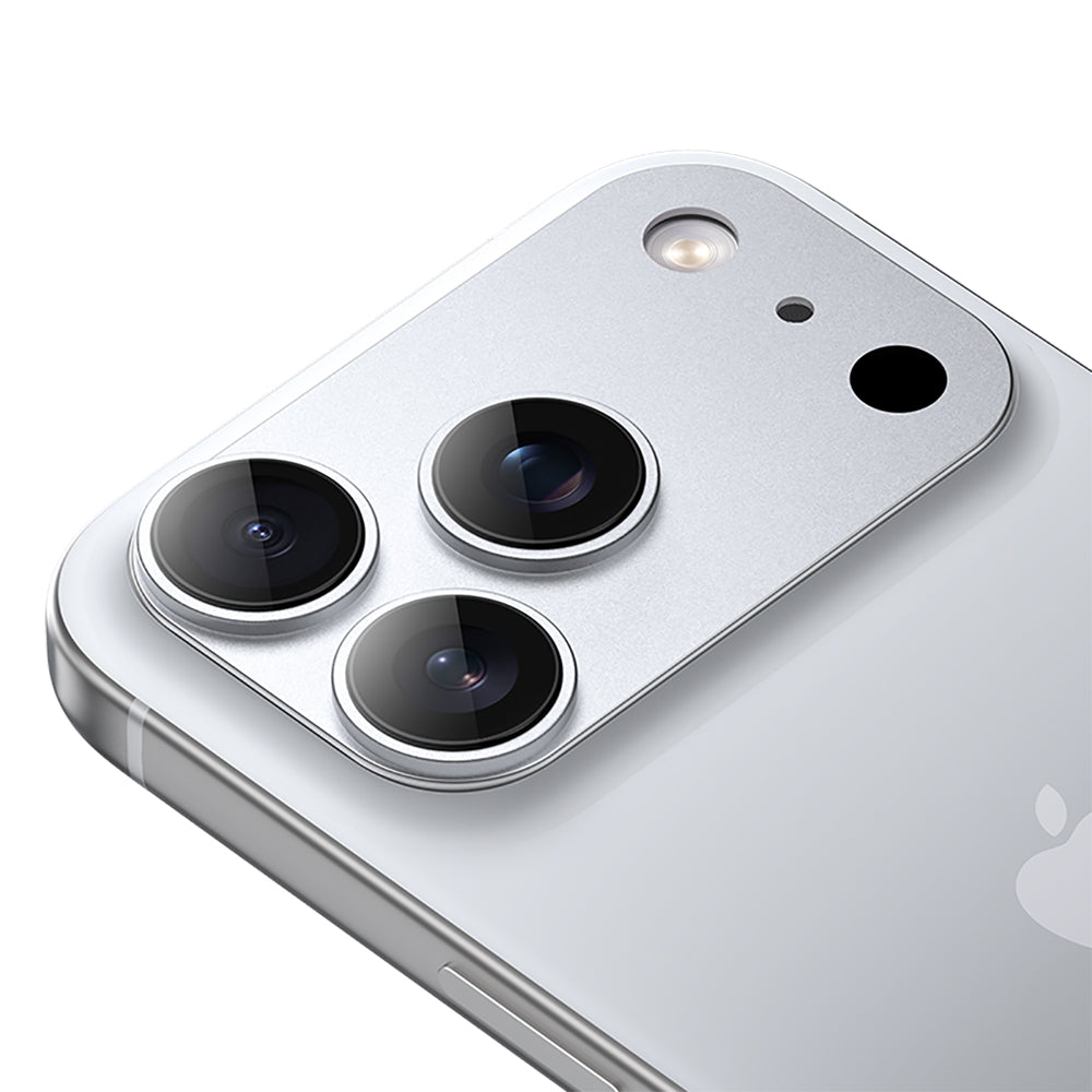 Apple iPhone 17 Pro Max Benks Glass Warrior Anti Reflective Metal Kamera Lens Koruyucu Beyaz