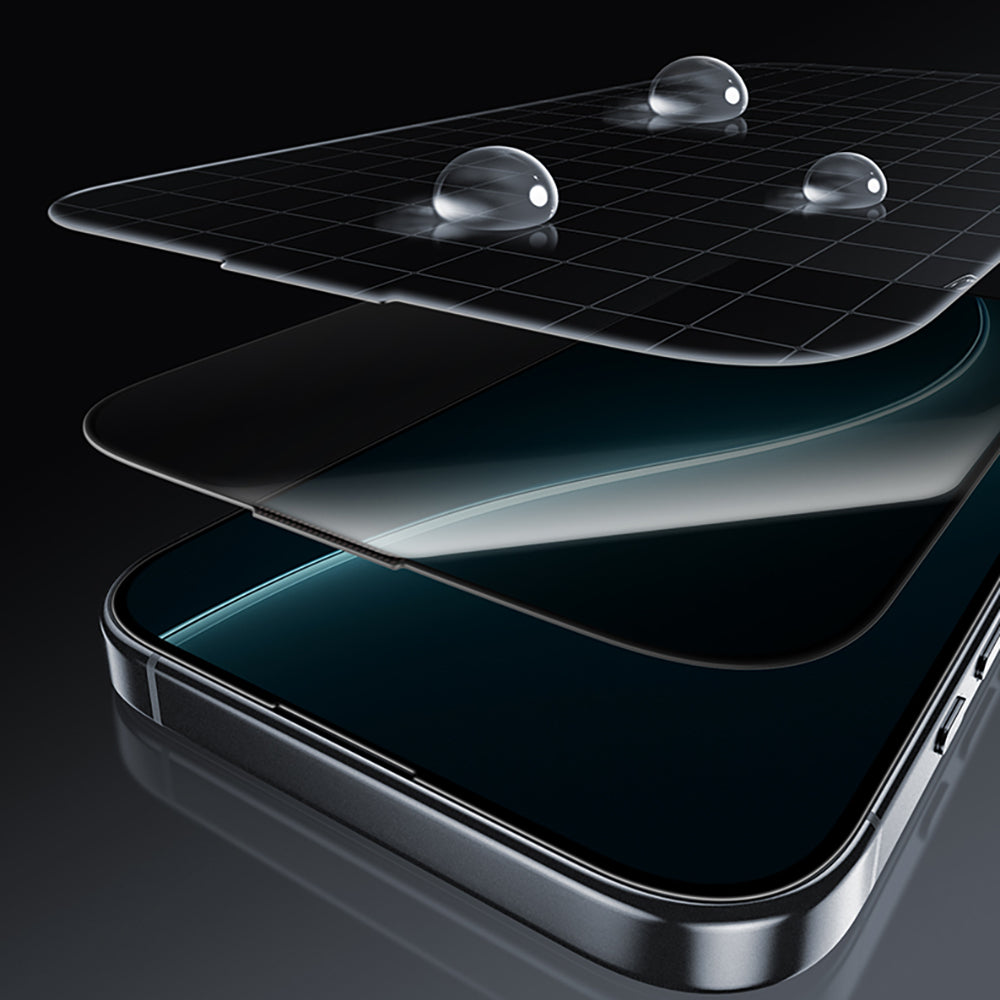 Apple iPhone 17 Pro Max Benks Glass Warrior Privacy HD 0.3mm Cam Ekran Koruyucu 10'lu Paket Siyah