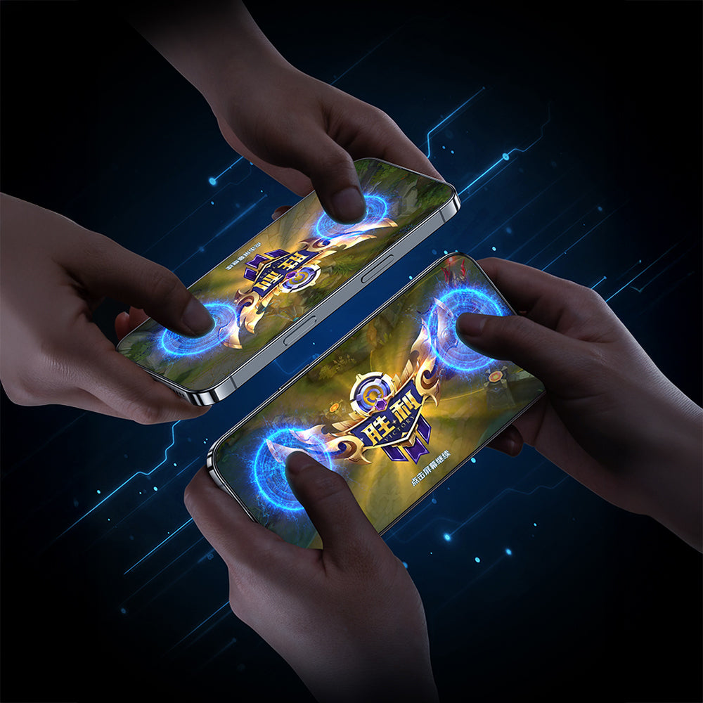 (17 Serisi)Apple iPhone Benks JoyTouch Mat Oyun Ekran Koruyucu + Kolay Uygulama Aparatı Şeffaf