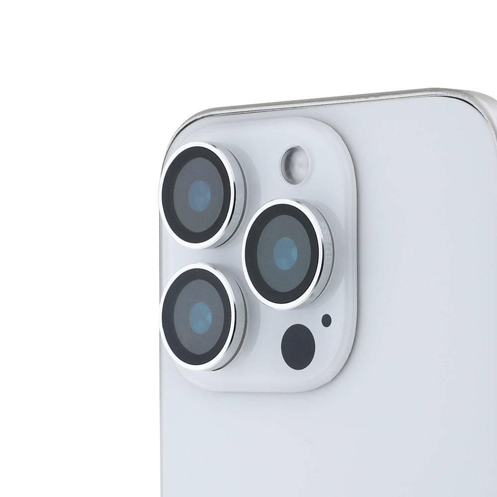 Apple iPhone 17 Pro Max Guess Orjinal Lisanslı Metal Kamera Lens Koruyucu Siyah
