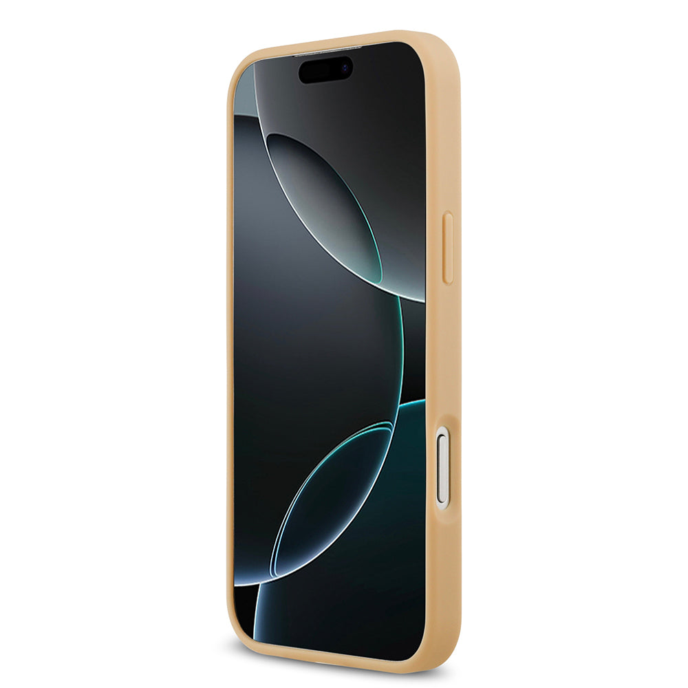 Apple iPhone 17 Pro Max Kılıf Lacoste Orjinal Lisanslı M-safe Şarj Özellikli PU Deri Tasarımlı Karışık Monogram Desenli Kapak Siyah