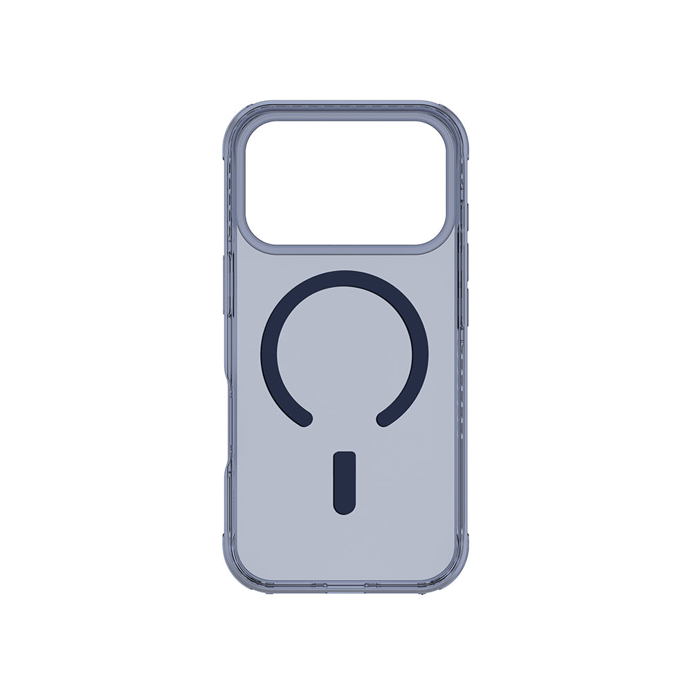 Apple iPhone 17 Pro Max Kılıf M-Safe Şarj Özellikli Airbag Tasarımlı AmazingThing Titan Pro Serisi Kapak Mavi