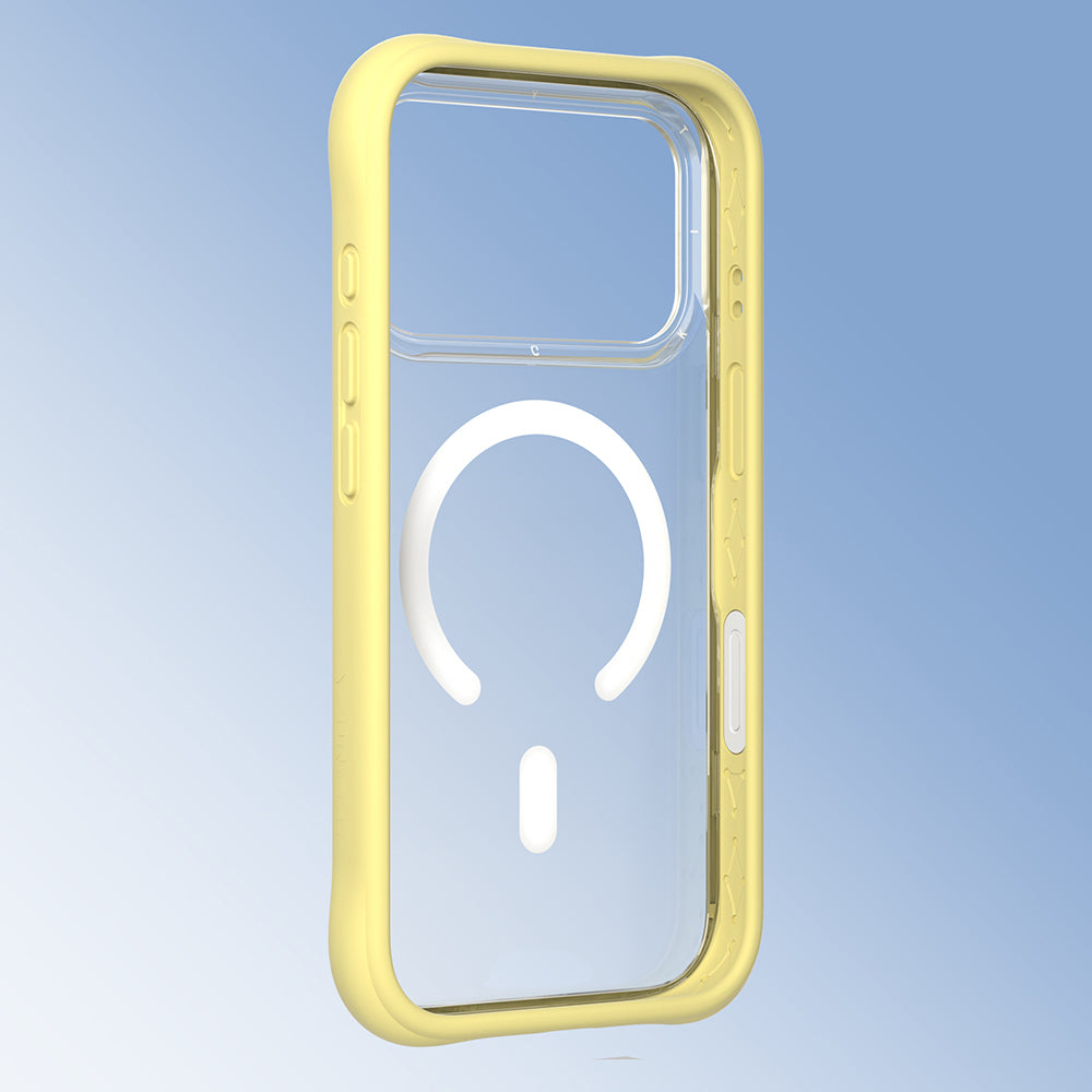 Apple iPhone 17 Pro Max Kılıf M-safe Şarj Özellikli Airbagli Youngkit Dynamic 2 Serisi Kapak Sarı