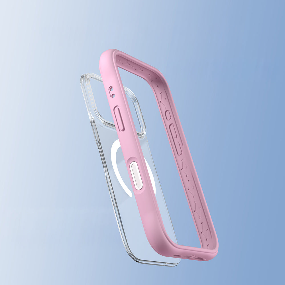 Apple iPhone 17 Pro Max Kılıf M-safe Şarj Özellikli Airbagli Youngkit Dynamic 2 Serisi Kapak Pembe