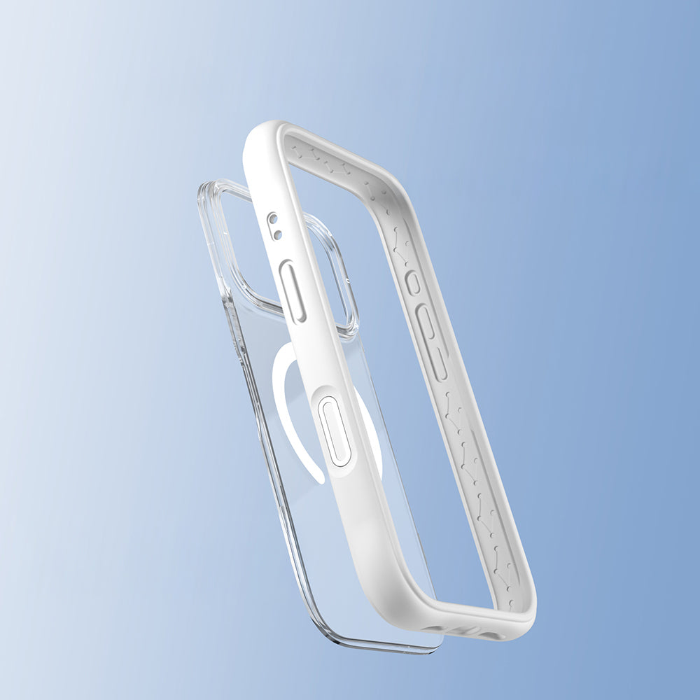 Apple iPhone 17 Pro Max Kılıf M-safe Şarj Özellikli Airbagli Youngkit Dynamic 2 Serisi Kapak Beyaz