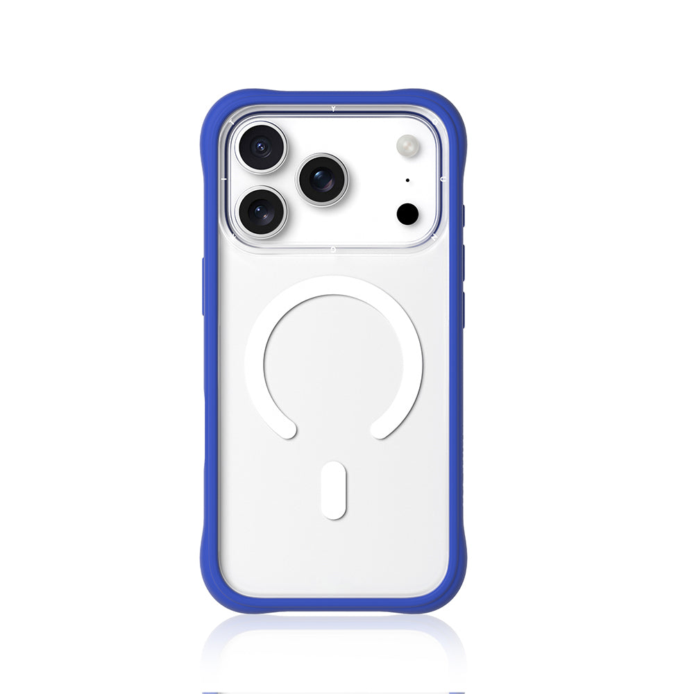 Apple iPhone 17 Pro Max Kılıf M-safe Şarj Özellikli Airbagli Youngkit Dynamic 2 Serisi Kapak Mavi