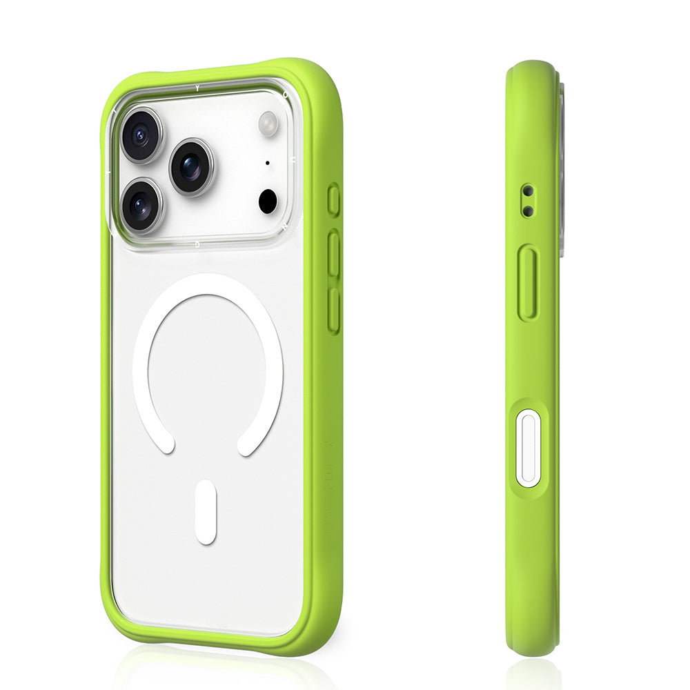 Apple iPhone 17 Pro Max Kılıf M-safe Şarj Özellikli Airbagli Youngkit Dynamic 2 Serisi Kapak Yeşil
