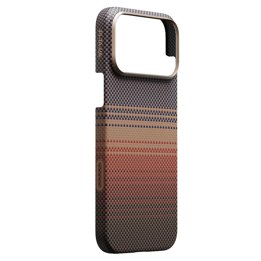 iPhone 17 Pro Max Pitaka aramid kılıf sol görünüm