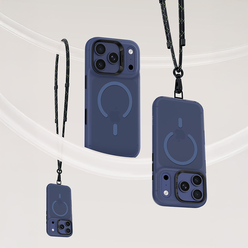 Apple iPhone 17 Pro Max Kılıf M-Safe Şarj Özellikli Benks C-Magnet Lucid Armor Kapak Siyah