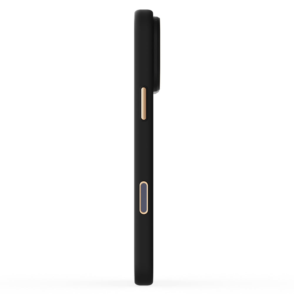 Apple iPhone 17 Pro Max Kılıf M-safe Şarj Özellikli Raptic Aramid Skin Serisi Karbon Kapak Siyah