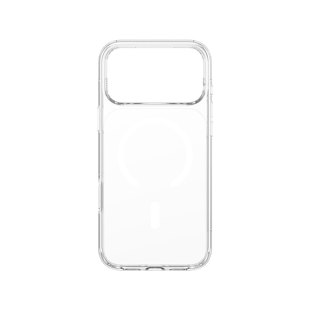 Apple iPhone 17 Pro Max Kılıf M-safe Şarj Özellikli Wiwu CS-202 Crystal Shield Pro Serisi Anti Yellowing Sert PC Kapak Şeffaf