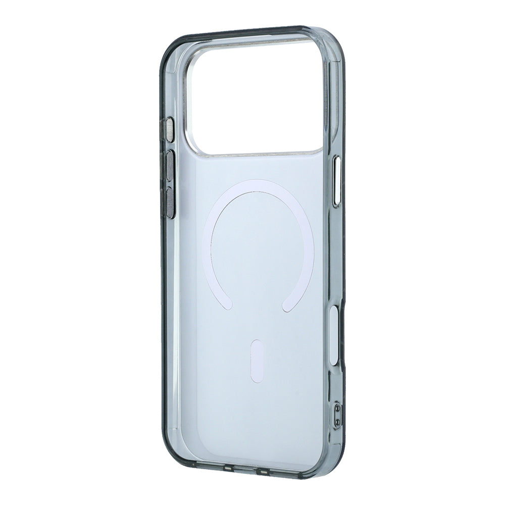 Apple iPhone 17 Pro Max Kılıf Mercedes Benz Orjinal Lisanslı M-Safe Şarj Özellikli Çift Katmanlı Yıldız Desenli Dizayn Kapak Siyah