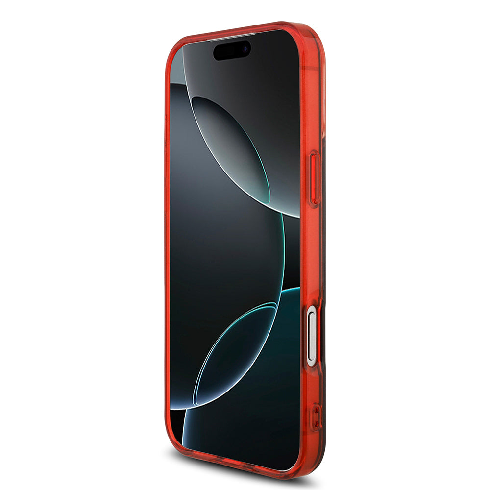 Apple iPhone 17 Pro Max Kılıf Redbull Orjinal Lisanslı M-safe Şarj Özellikli Çift Katmanlı Çizgi Desenli Sert PC MV Kapak Lacivert