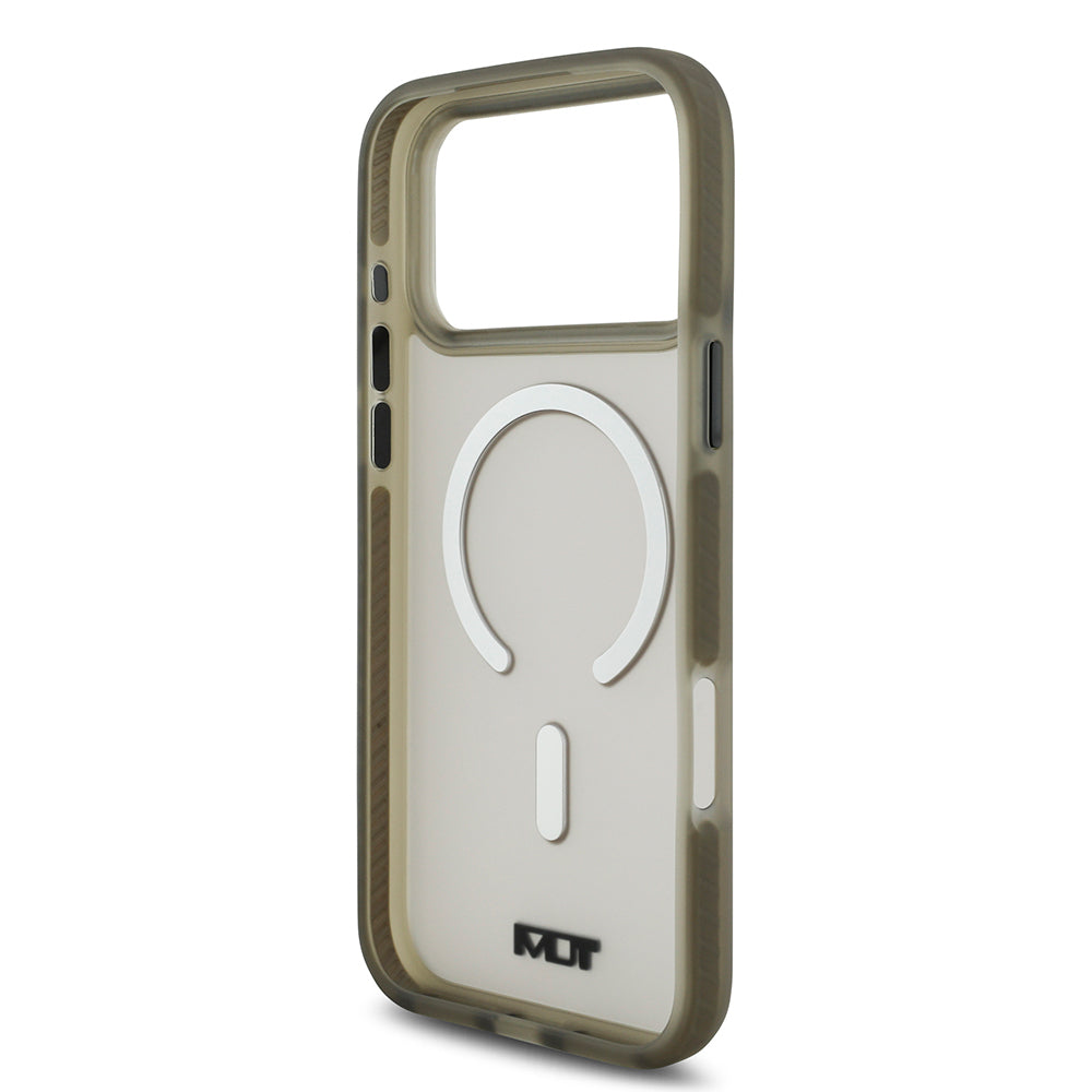 Apple iPhone 17 Pro Max Kılıf TUMI Orjinal Lisanslı M-safe Şarj Özellikli Buzlu Transparan Kapak Haki