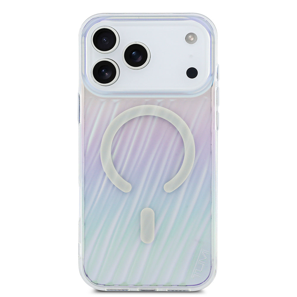 Apple iPhone 17 Pro Max Kılıf TUMI Orjinal Lisanslı M-safe Şarj Özellikli Transparan Kapak Colorful