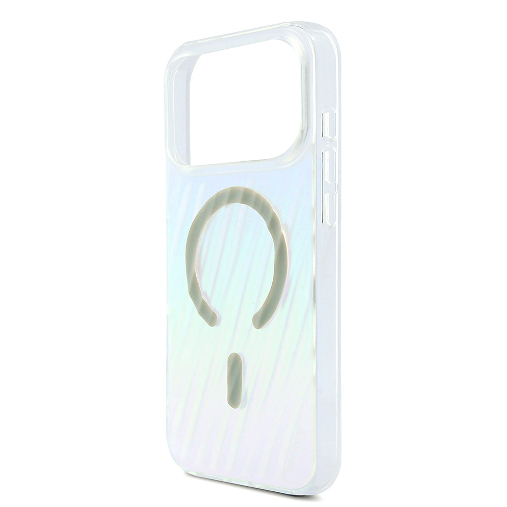 Apple iPhone 17 Pro Max Kılıf TUMI Orjinal Lisanslı M-safe Şarj Özellikli Transparan Kapak Colorful