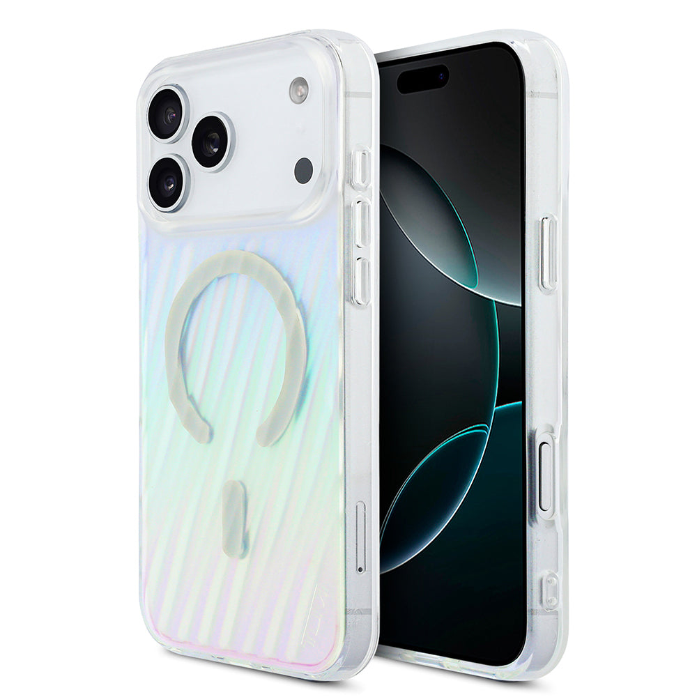 Apple iPhone 17 Pro Max Kılıf TUMI Orjinal Lisanslı M-safe Şarj Özellikli Transparan Kapak Colorful