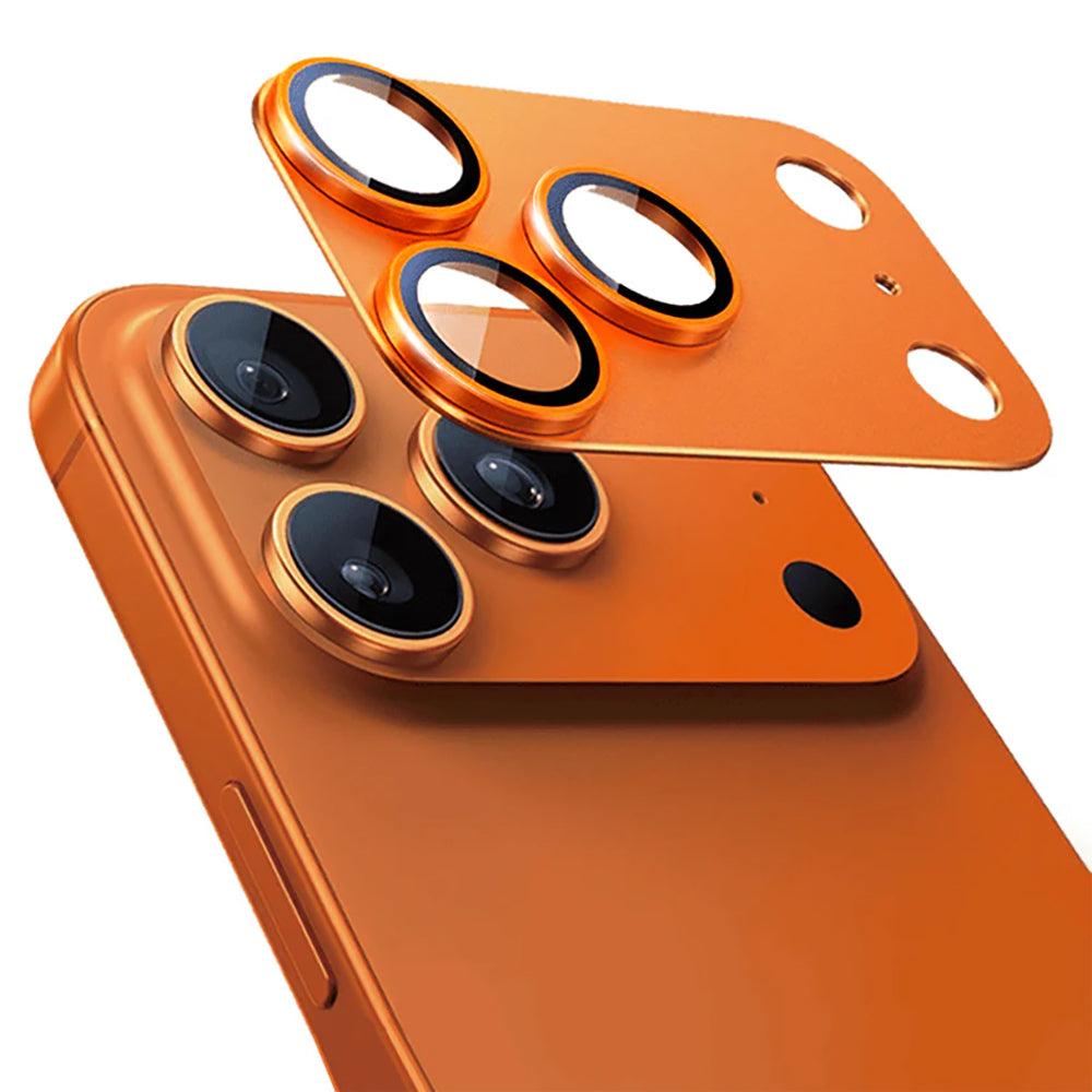 (17 Serisi)Apple iPhone Mohseven Alüminyum Kaplamalı Safir Anti Reflective Kamera Lens Koruyucu