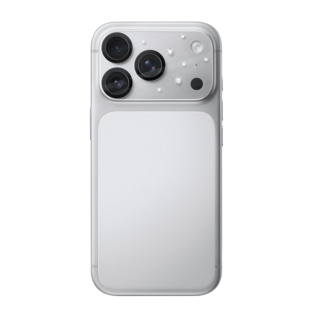 Apple iPhone 17 Pro Max Pynana Diamond Sky Serisi Taşlı Kamera Lens Koruyucu Şeffaf