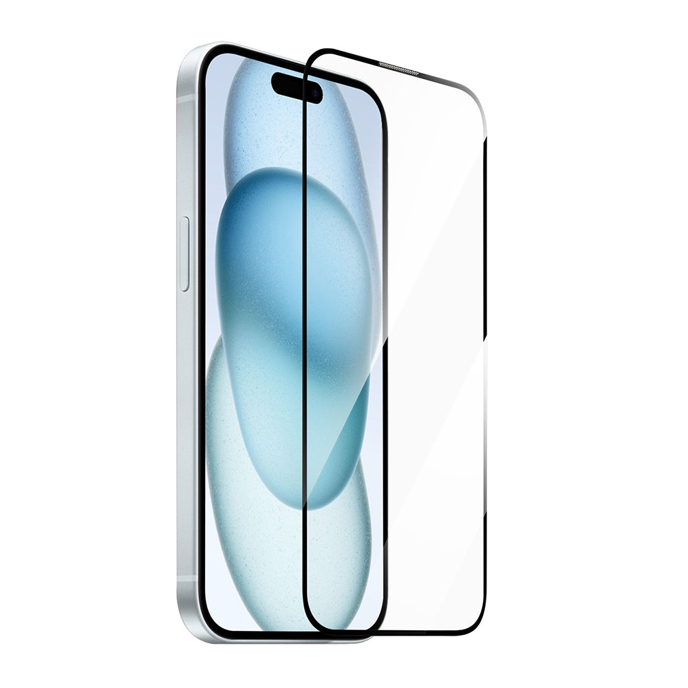 (17 Serisi)Apple iPhone Wiwu SQ-008 Oleofobik Easy Install Darbeye Karşı Dayanıklı Temperli Cam Ekran Koruyucu + Kolay Uygulama Aparatlı Şeffaf