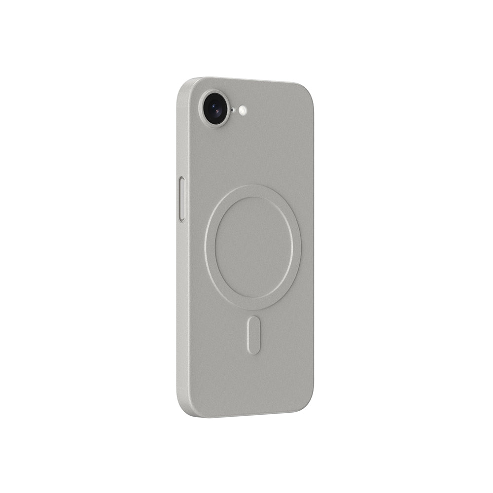 Apple iPhone 17E Kılıf M-safe Şarj Özellikli Amazingthing Minimal Air Serisi Kapak Titanyum-Gri