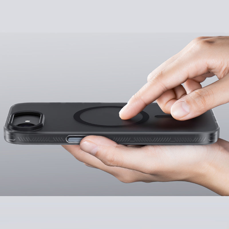 Apple iPhone 17E Kılıf M-safe Şarj Özellikli Benks Lucid Armor Kapak Siyah