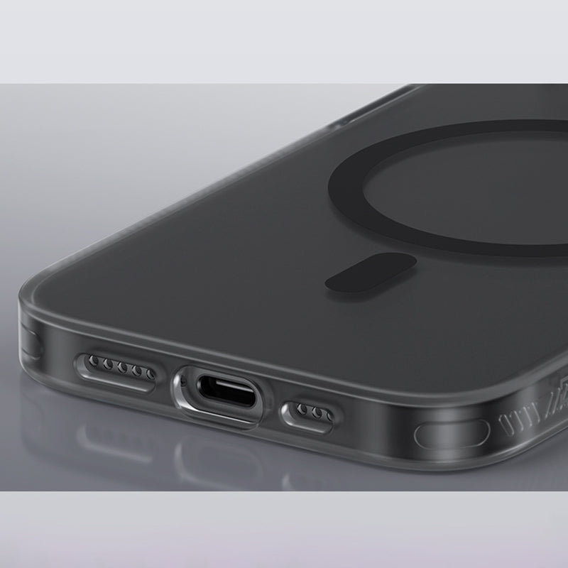 Apple iPhone 17E Kılıf M-safe Şarj Özellikli Benks Lucid Armor Kapak Siyah