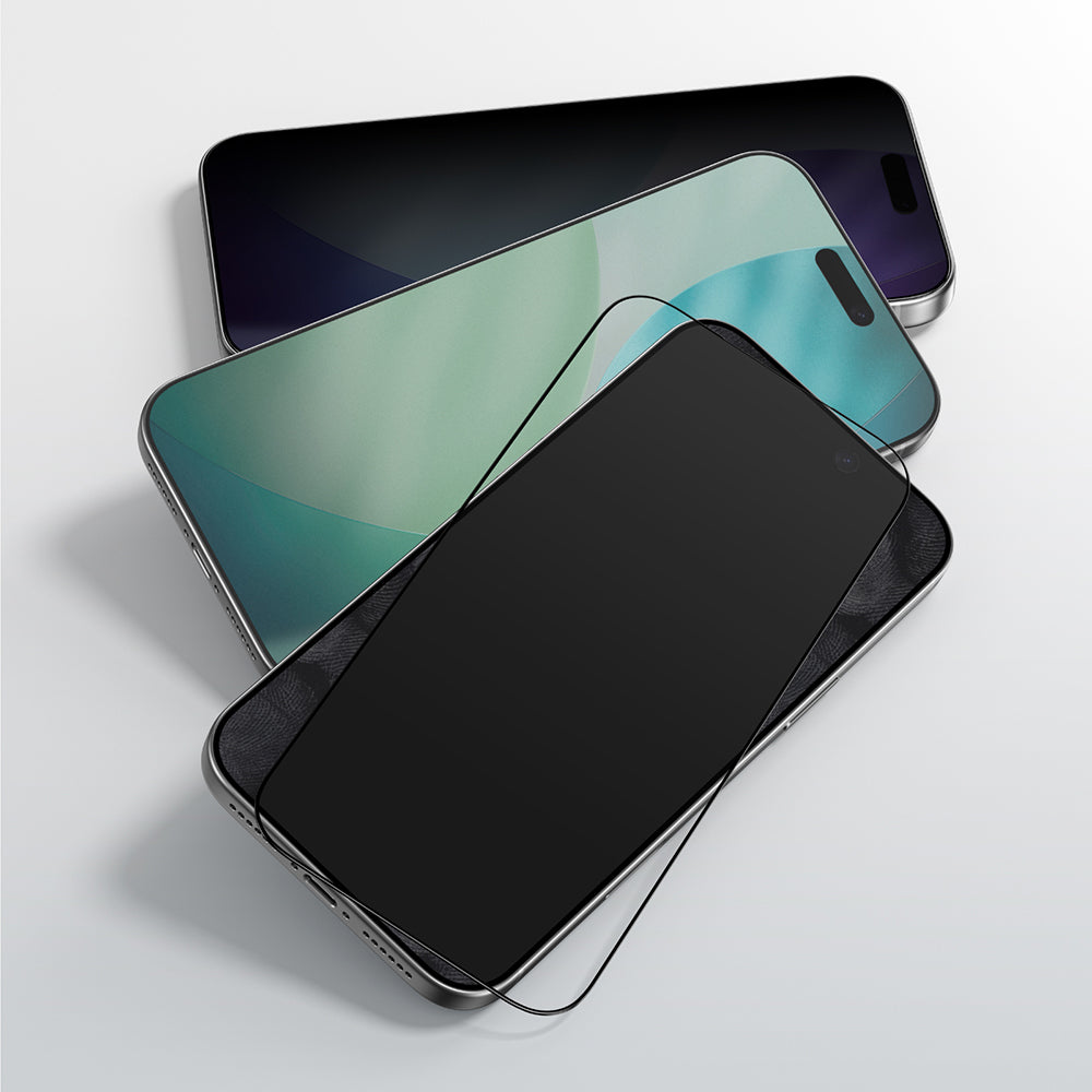 Apple iPhone 18 Pro Amazingthing Radix Parmak İzi Bırakmayan Temperli Cam Ekran Koruyucu Şeffaf