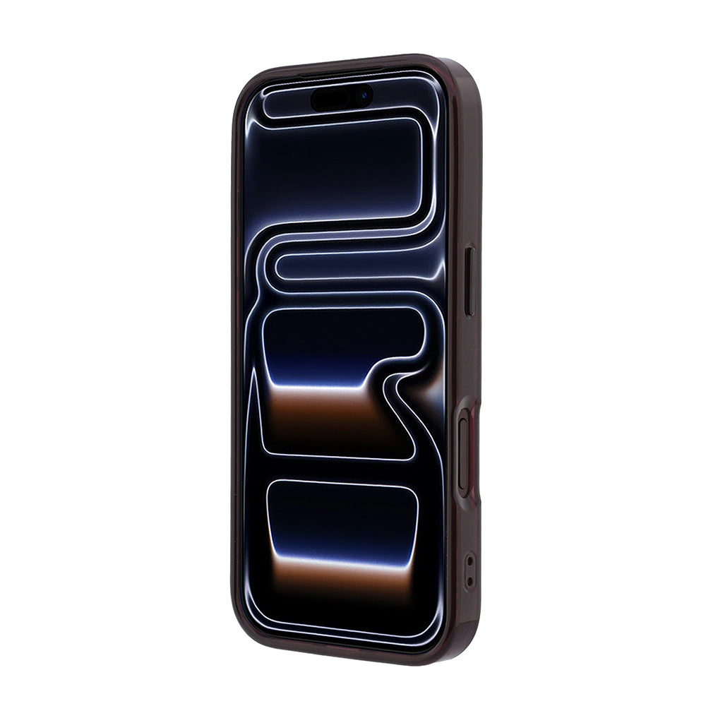 Apple iPhone 18 Pro Kılıf BMW Orjinal Lisanslı M-safe Şarj Özellikli Metal Buton Tasarımlı Buzlu IML Baskılı Kapak Bordo