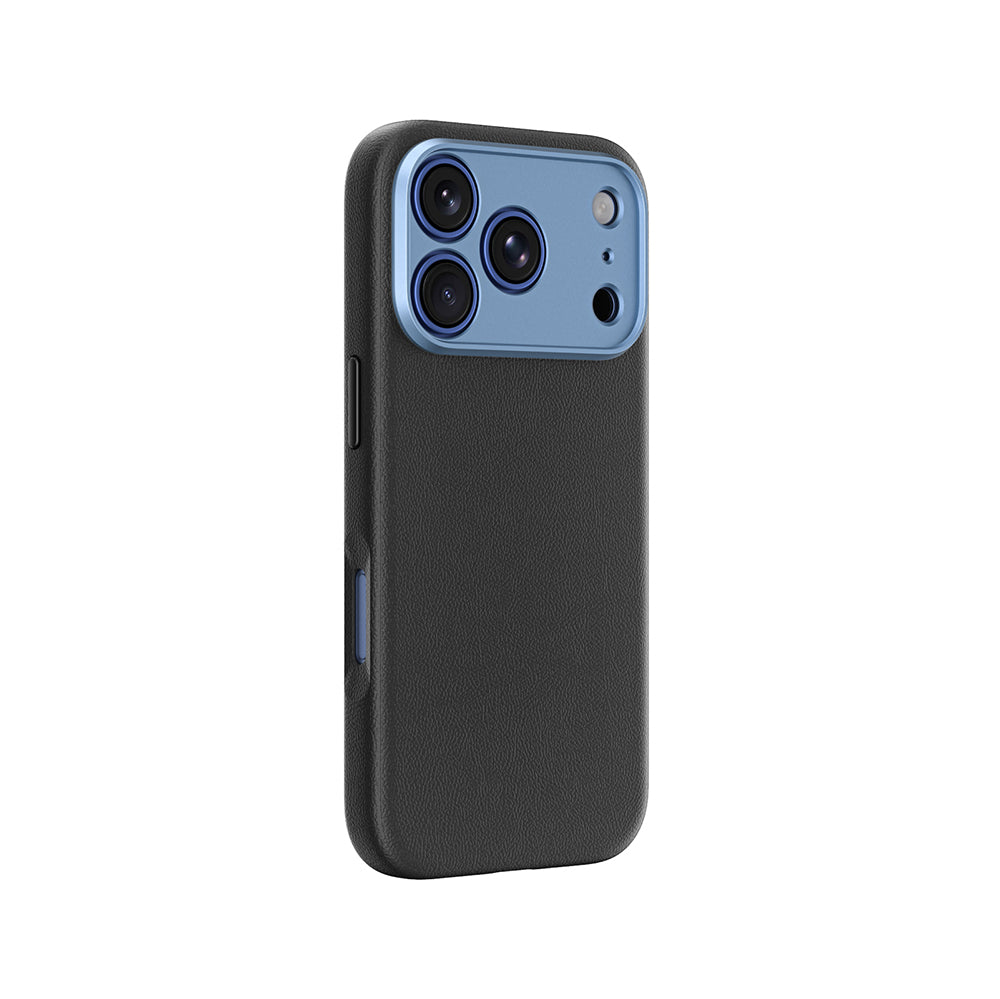 Apple iPhone 18 Pro Kılıf M-safe Şarj Özellikli Amazingthing Glamour Lens Serisi Kapak Mavi