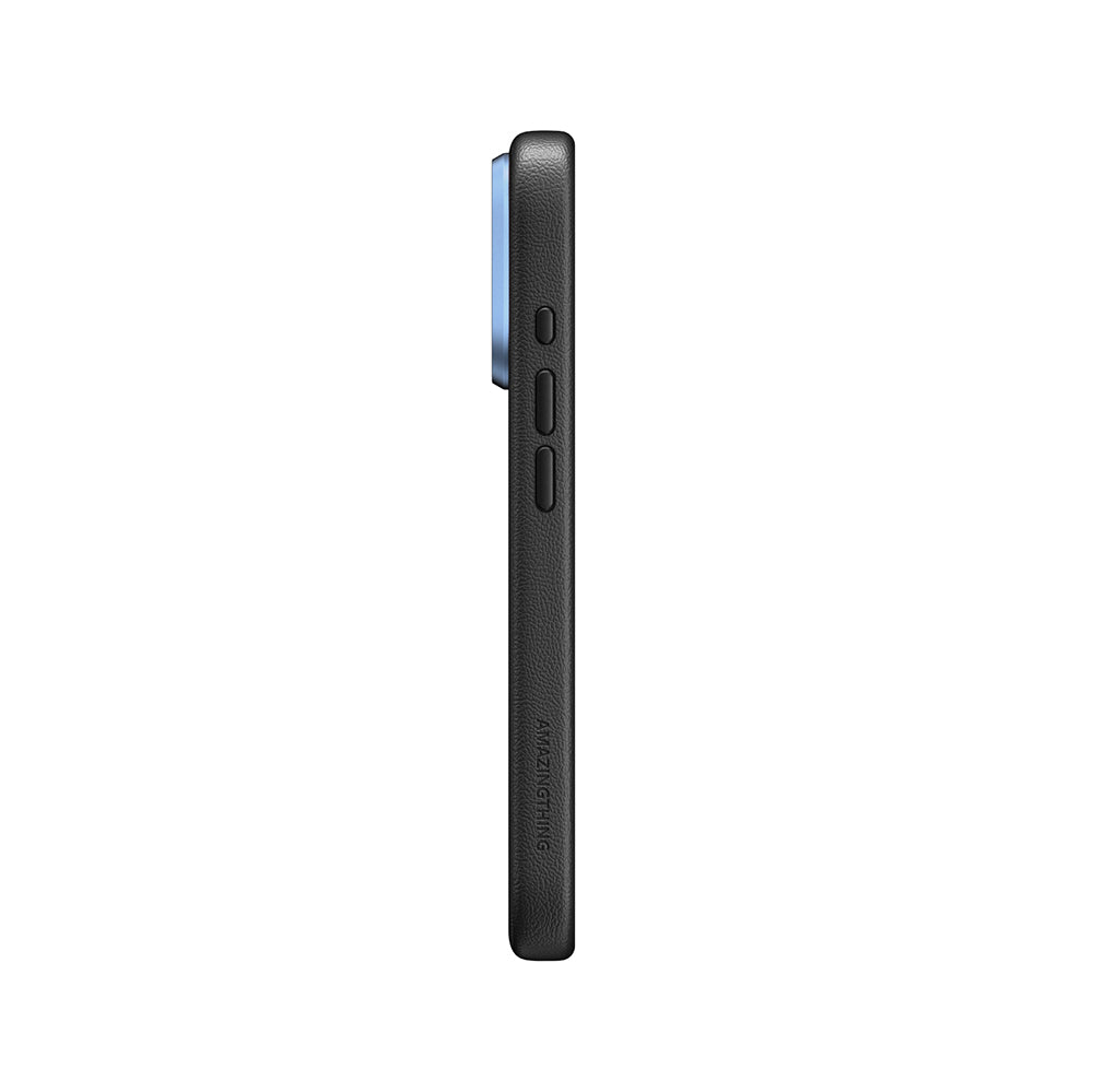 Apple iPhone 18 Pro Kılıf M-safe Şarj Özellikli Amazingthing Glamour Lens Serisi Kapak Mavi