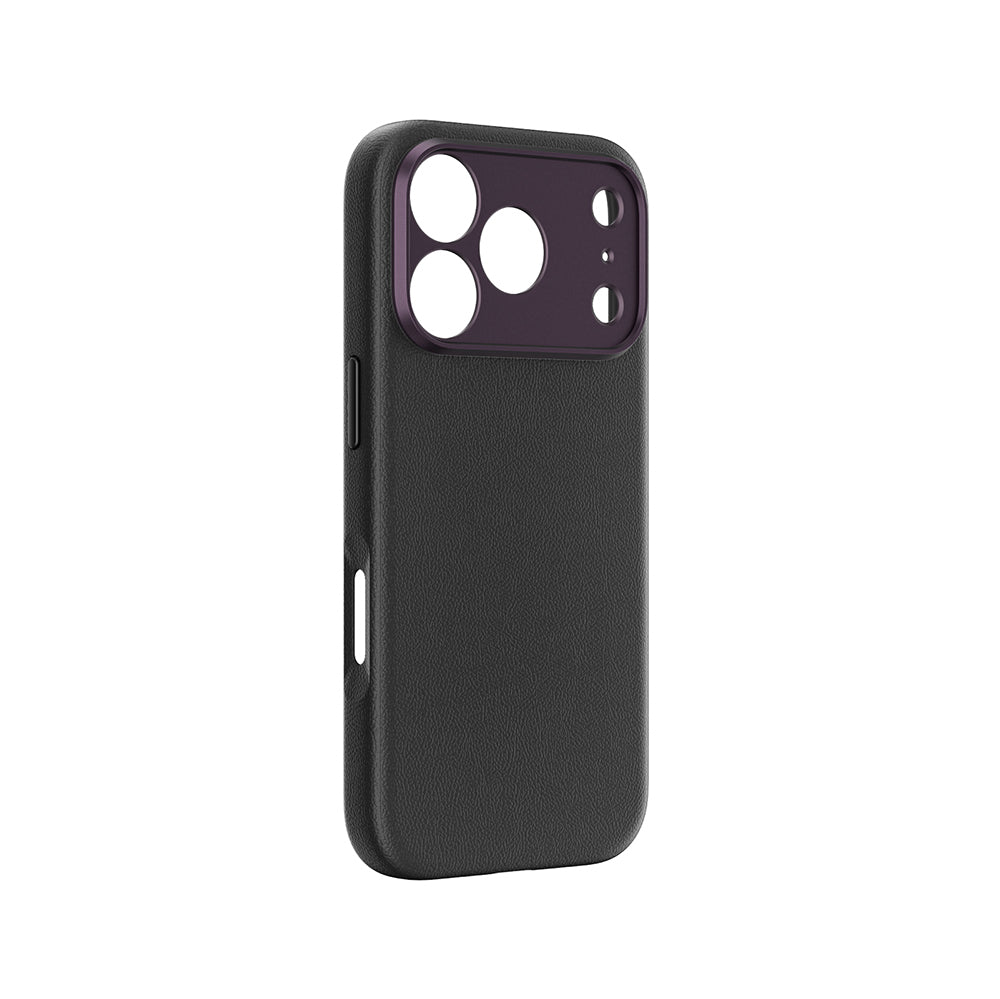 Apple iPhone 18 Pro Kılıf M-safe Şarj Özellikli Amazingthing Glamour Lens Serisi Kapak Mor