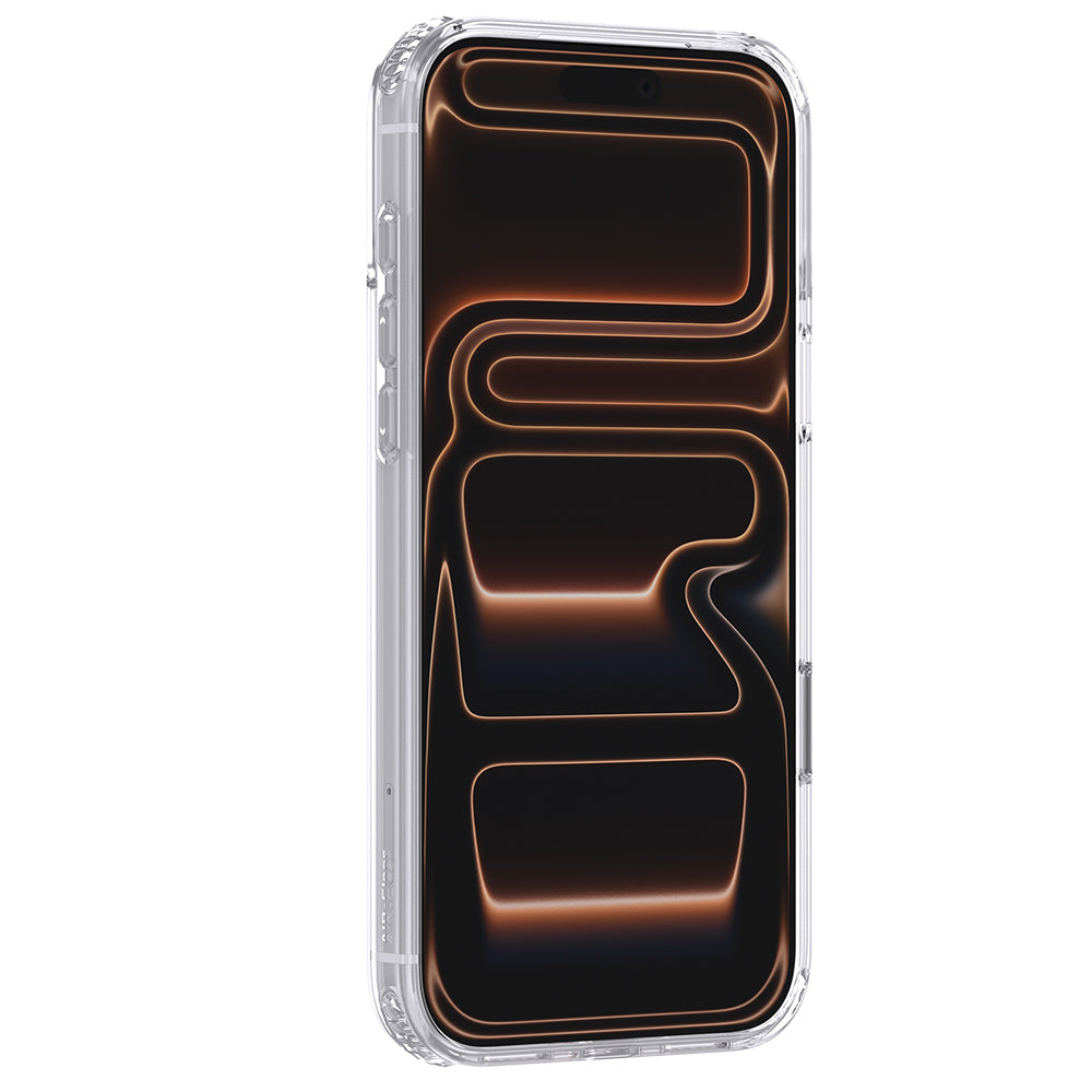 Apple iPhone 18 Pro Kılıf M-Safe Şarj Özellikli Raptic Air Clear Serisi Airbagli Kapak Şeffaf