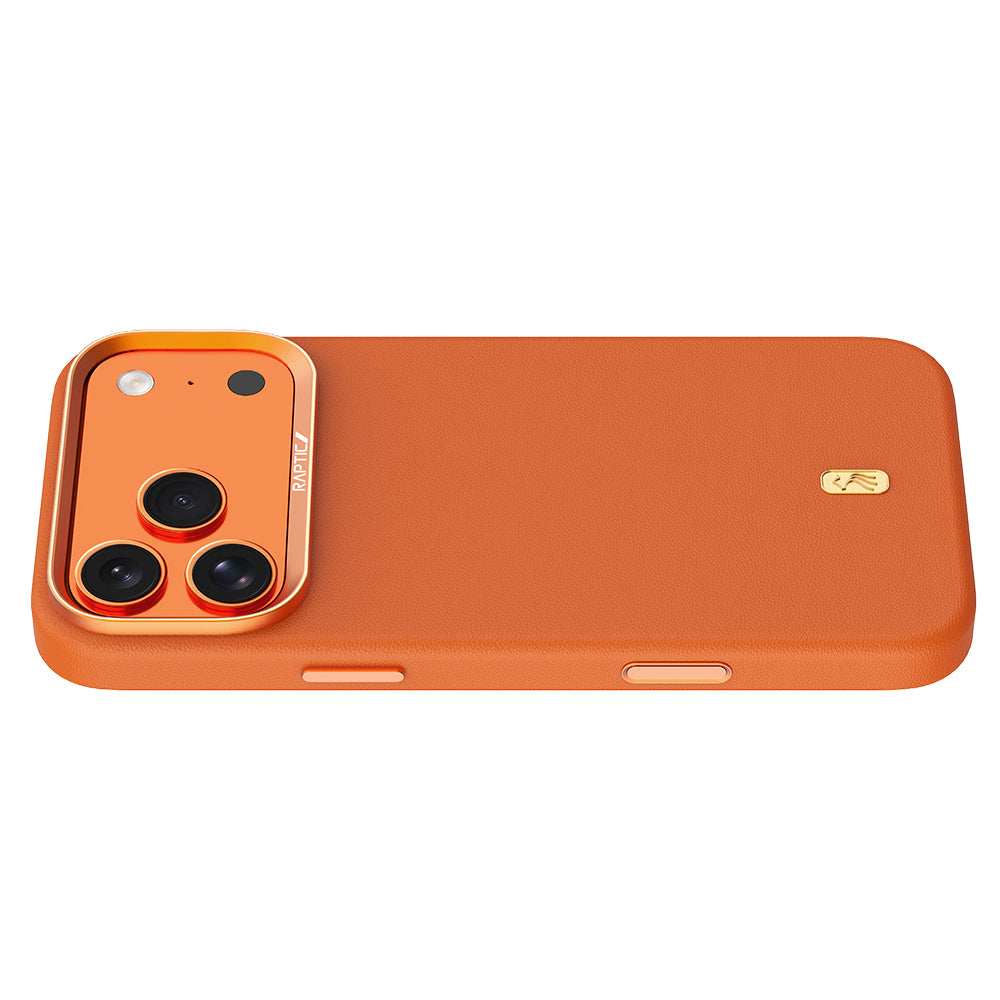 Apple iPhone 18 Pro Kılıf M-Safe Şarj Özellikli Raptic Urban Nano Serisi Kapak Turuncu