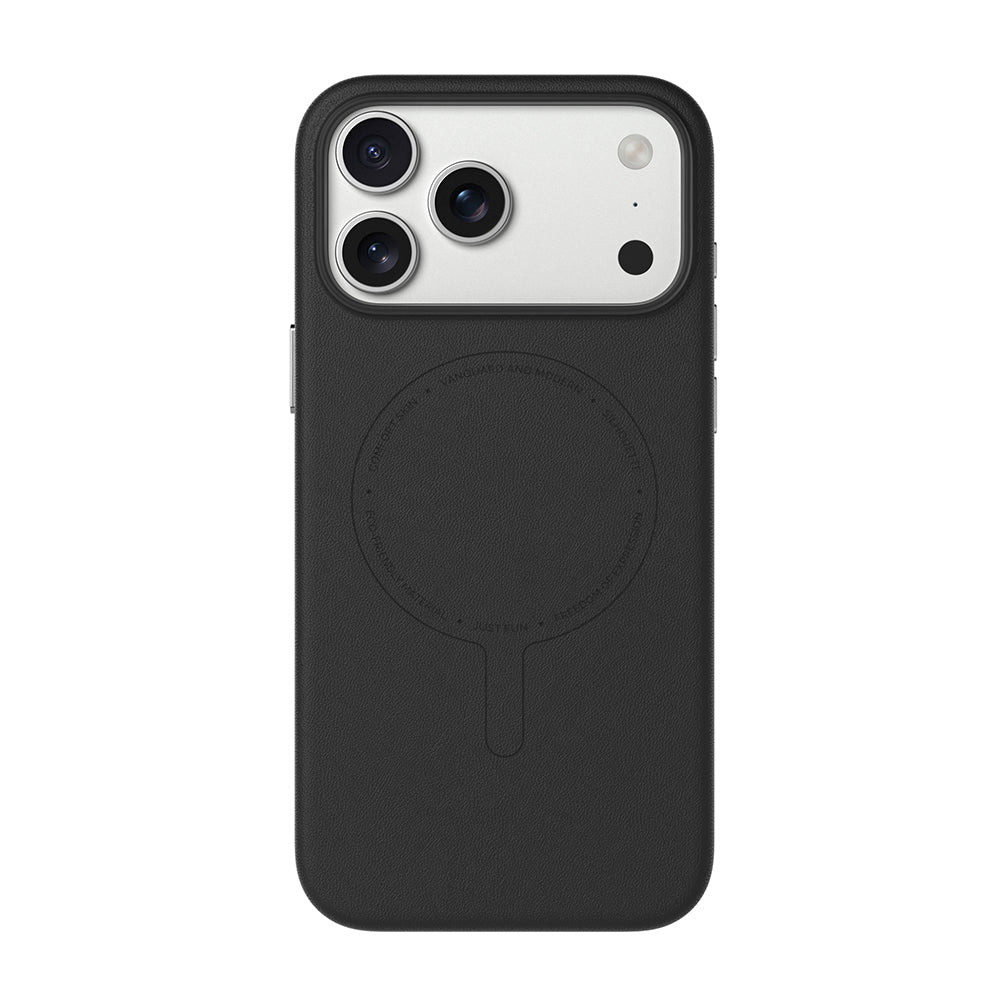 Apple iPhone 18 Pro Kılıf M-Safe Şarj Özellikli Youngkit Vela Serisi Kapak Siyah