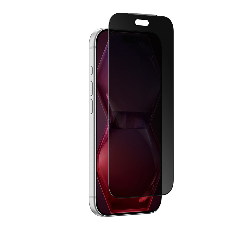 Apple iPhone 18 Pro Max Amazingthing Titan Privacy Matte Parmak İzi Bırakmayan Mat Temperli Cam Ekran Koruyucu Siyah