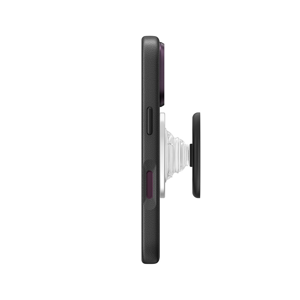 Apple iPhone 18 Pro Max Kılıf M-safe Şarj Özellikli Amazingthing Glamour Allskin Serisi Aynalı Tutucu Standlı Set Mor