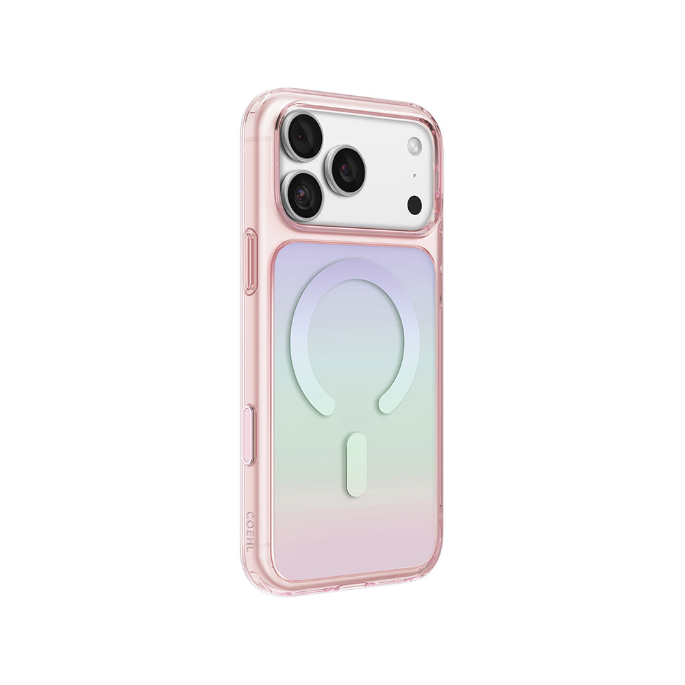 Apple iPhone 18 Pro Max Kılıf M-safe Şarj Özellikli Coehl Estelle Serisi Kapak Pembe