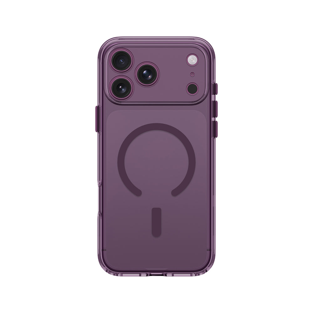 Apple iPhone 18 Pro Max Kılıf M-safe Şarj Özellikli Kamera Korumalı Amazingthing Minimal Lens Serisi Kapak Mor