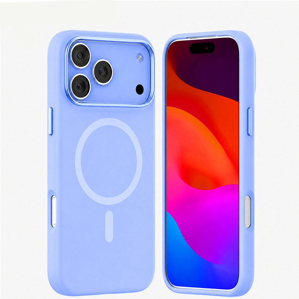 Apple iPhone 18 Pro Max Kılıf M-safe Şarj Özellikli Mutural Pure Serisi Kapak Açık Mavi