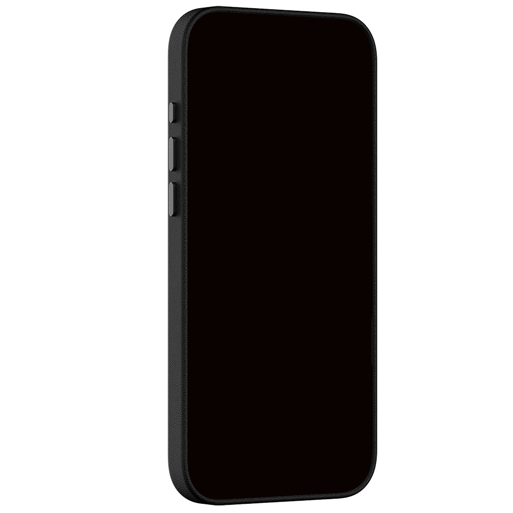 Apple iPhone 18 Pro Max Kılıf M-Safe Şarj Özellikli Polimerik Deri Raptic Urban Nano Kapak Siyah