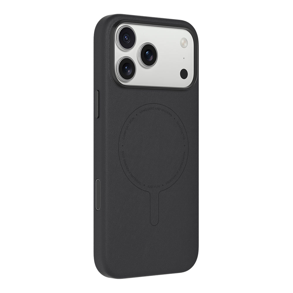 Apple iPhone 18 Pro Max Kılıf M-Safe Şarj Özellikli Youngkit Vela Serisi Kapak Siyah