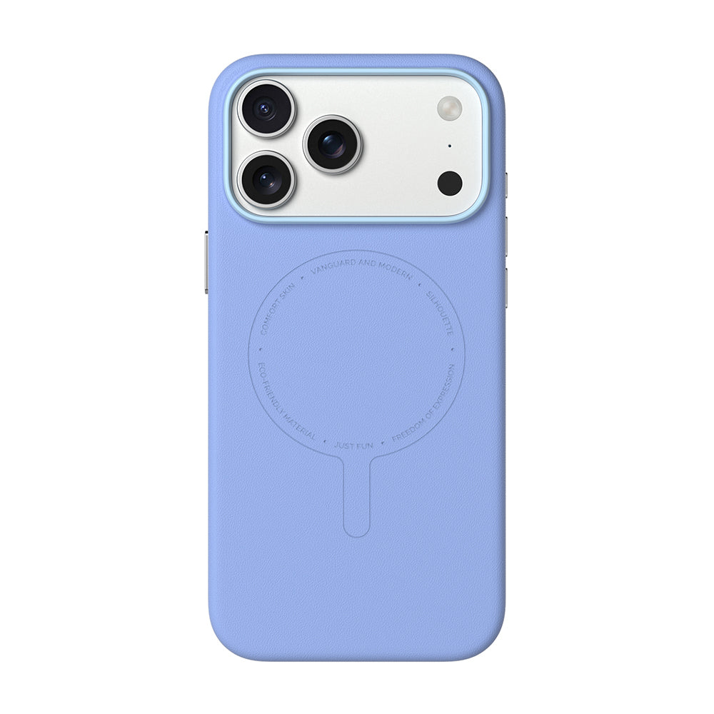 Apple iPhone 18 Pro Max Kılıf M-Safe Şarj Özellikli Youngkit Vela Serisi Kapak Mavi