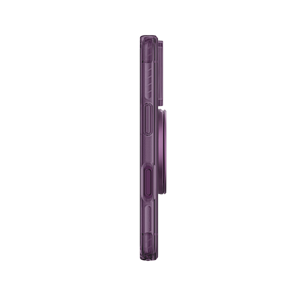 Apple iPhone 18 Pro Max Kılıf M-safe Şarj Özellikli Yüzük Standlı Amazingthing Titan Pro Grip Ring Serisi Kapak Mor