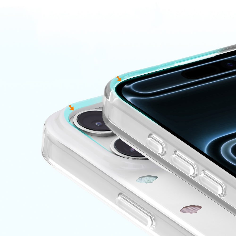 Apple iPhone 18 Pro Max Kılıf M-Safe Şarj Özellikli Zore Paris Axen Sert PC Kapak Beyaz
