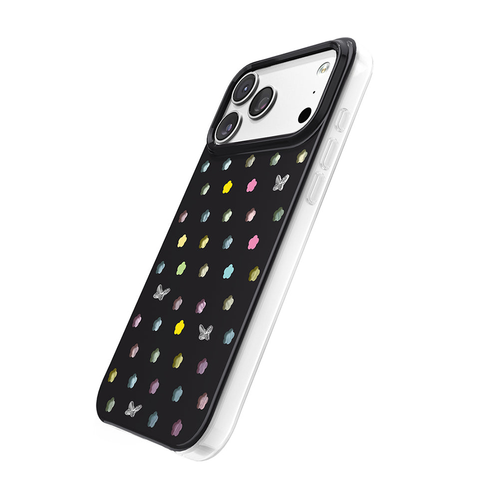 Apple iPhone 18 Pro Max Kılıf M-Safe Şarj Özellikli Zore Paris Axen Sert PC Kapak Siyah