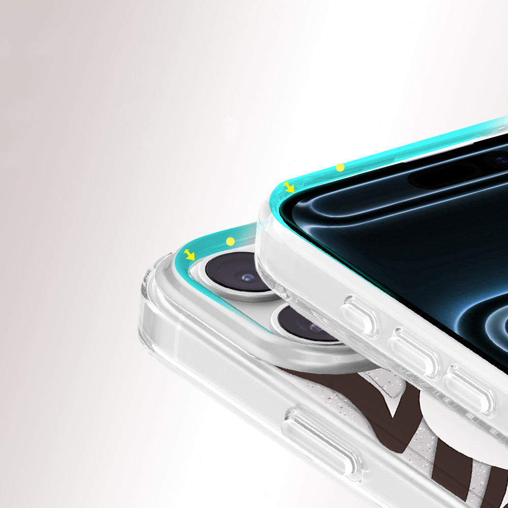 Apple iPhone 18 Pro Max Kılıf M-Safe Şarj Özellikli Zore Paris Veyro TPU Kapak Siyah