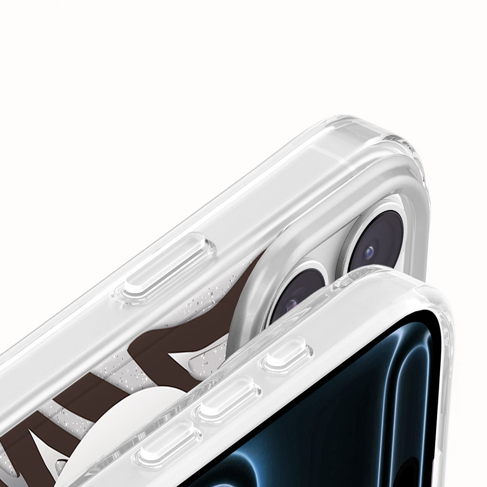 Apple iPhone 18 Pro Max Kılıf M-Safe Şarj Özellikli Zore Paris Veyro TPU Kapak Siyah