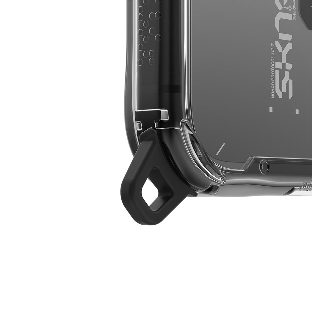 Apple iPhone 18 Pro Max Kılıf SkinArma M-safe Şarj Özellikli Airbag Tasarımlı Magma Kapak Füme
